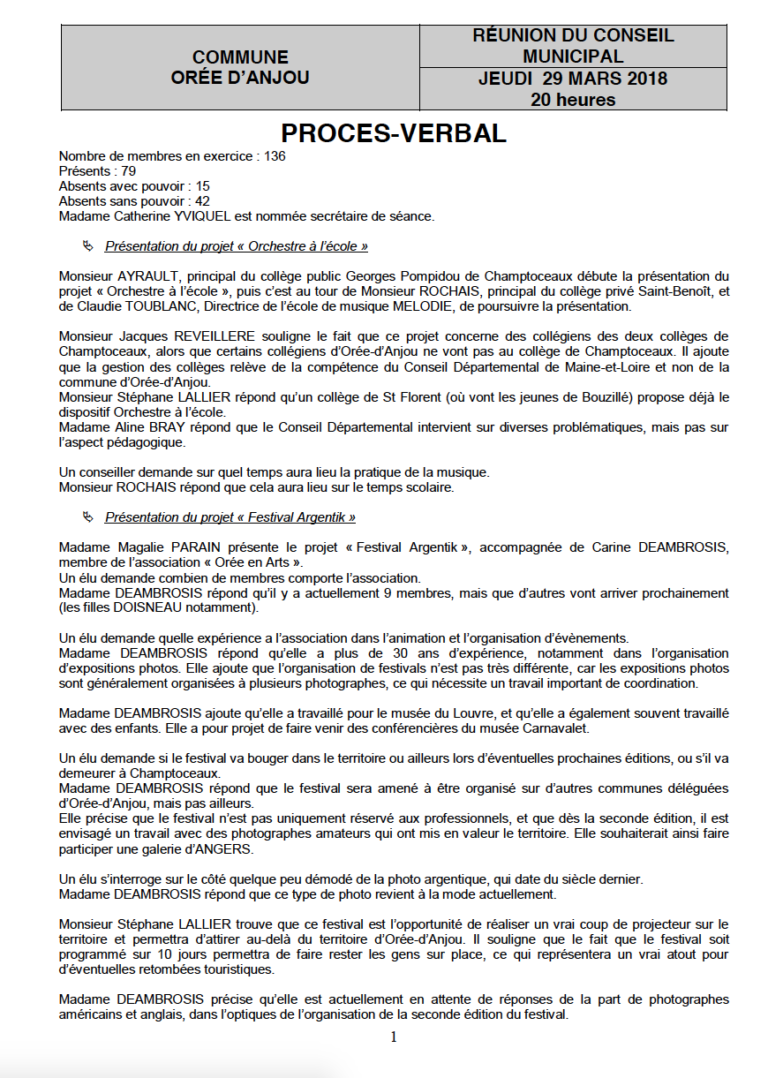 procesverbal290318  Commune Oréed'Anjou